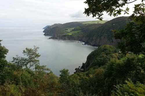 Woody Bay looking East